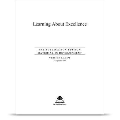 Learning About Excellence
