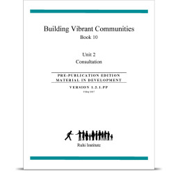 Book 10: Building Vibrant Communities, Unit 2: Consultation Book 10: Building Vibrant Communities, Unit 2: Consultation