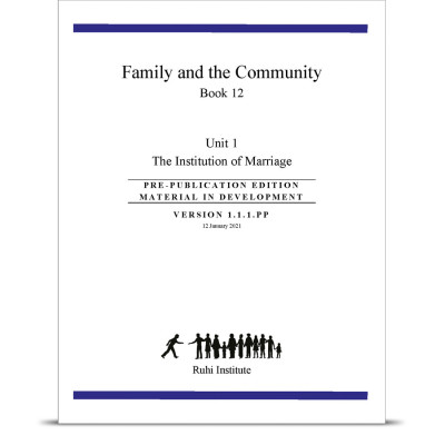 Book 12: Family and the Community – Unit 1, The Institution of Marriage