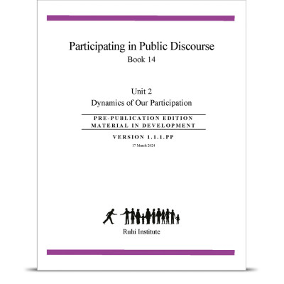 Book 14: Participating in Public Discourse – Unit 2, Dynamics of Our Participatiion