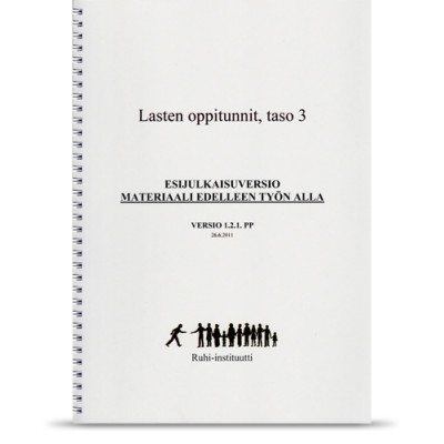 Kirja 3: Lasten oppitunnit, taso 3
